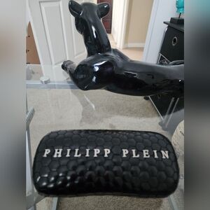 Philipp Plein Black Textured Sunglasses Case